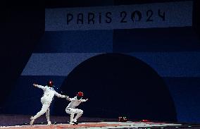 (PARIS2024)FRANCE-PARIS-WOMEN-FENCING-EPEE INDIVIDUAL