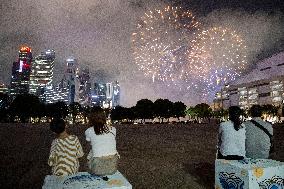 SINGAPORE-FIREWORKS