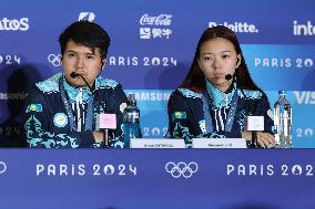 (PARIS2024)FRANCE-CHATEAUROUX-SHOOTING-10M AIR RIFLE MIXED TEAM-PRESS CONFERENCE