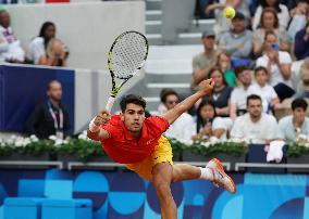 (PARIS2024)FRANCE-PARIS-TENNIS-MEN'S SINGLES FIRST ROUND