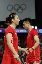 (PARIS2024)FRANCE-PARIS-BADMINTON-MIXED DOUBLES