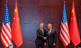 LAOS-VIENTIANE-CHINA-WANG YI-U.S.-SECRETARY OF STATE-MEETING