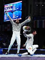 (PARIS2024)FRANCE-PARIS-MEN-FENCING-SABRE INDIVIDUAL