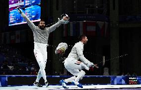 (PARIS2024)FRANCE-PARIS-MEN-FENCING-SABRE INDIVIDUAL