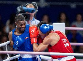 (PARIS2024) FRANCE-PARIS-BOXING-MEN'S 80KG PRELIMINARIES-ROUND OF 32