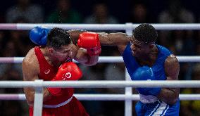 (PARIS2024) FRANCE-PARIS-BOXING-MEN'S 80KG PRELIMINARIES-ROUND OF 32