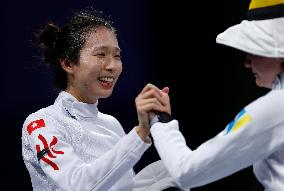 (PARIS2024)FRANCE-PARIS-WOMEN-FENCING-EPEE INDIVIDUAL