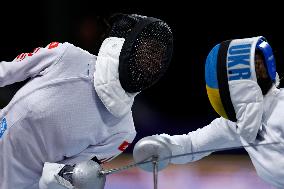 (PARIS2024)FRANCE-PARIS-WOMEN-FENCING-EPEE INDIVIDUAL