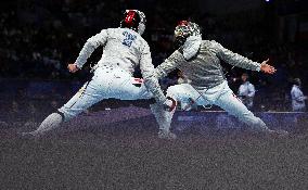 (PARIS2024)FRANCE-PARIS-MEN-FENCING-SABRE INDIVIDUAL