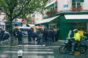 Paris 2024 - Action Extinction Rebellion Stopped by police