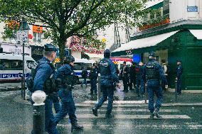 Paris 2024 - Action Extinction Rebellion Stopped by police