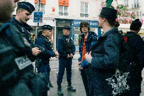 Paris 2024 - Action Extinction Rebellion Stopped by police