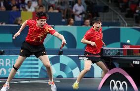 (PARIS2024) FRANCE-PARIS-OLY-TABLE TENNIS-MIXED DOUBLES