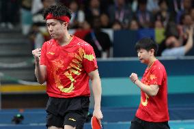 (PARIS2024) FRANCE-PARIS-OLY-TABLE TENNIS-MIXED DOUBLES