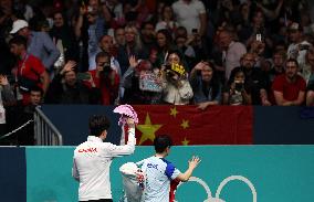 (PARIS2024) FRANCE-PARIS-OLY-TABLE TENNIS-MIXED DOUBLES