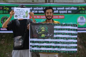 Nepali Activists Demonstrate Demanding Legalization Of Weeds