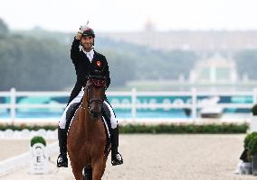 (PARIS2024) FRANCE-PARIS-EQUESTRIAN-HUA TIAN