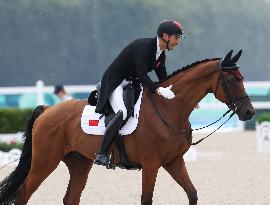 (PARIS2024) FRANCE-PARIS-EQUESTRIAN-HUA TIAN