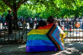 The Pride Walk Organized In Amsterdam.