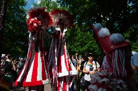 The Pride Walk Organized In Amsterdam.