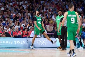Paris 2024 - Men's Basketball - France v Brazil