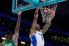 Paris 2024 - Men's Basketball - France v Brazil