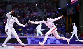 (PARIS2024)FRANCE-PARIS-WOMEN-FENCING