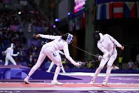 (PARIS2024)FRANCE-PARIS-WOMEN-FENCING