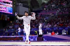 (PARIS2024)FRANCE-PARIS-MEN-FENCING