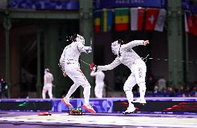 (PARIS2024)FRANCE-PARIS-MEN-FENCING