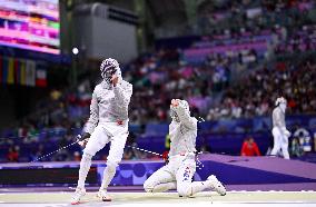 (PARIS2024)FRANCE-PARIS-MEN-FENCING