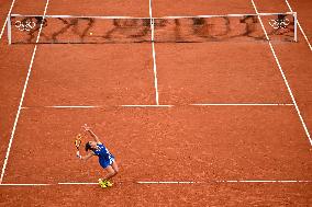 Paris 2024 - Tennis Jasmine Paolini v Ana Bogdan