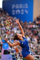 Paris 2024 - Tennis Jasmine Paolini v Ana Bogdan