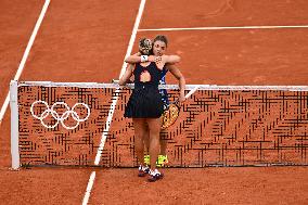 Paris 2024 - Tennis Jasmine Paolini v Ana Bogdan