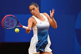 Paris 2024 - Tennis - Caroline Garcia v Jaqueline Cristia