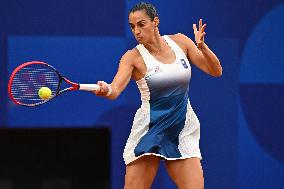 Paris 2024 - Tennis - Caroline Garcia v Jaqueline Cristia