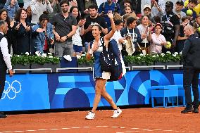 Paris 2024 - Tennis - Caroline Garcia v Jaqueline Cristia