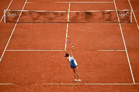 Paris 2024 - Tennis - Caroline Garcia v Jaqueline Cristia