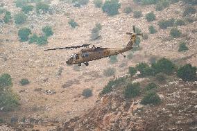 MIDEAST-GOLAN HEIGHTS-ROCKET ATTACK