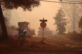 Fires Rage Across US West