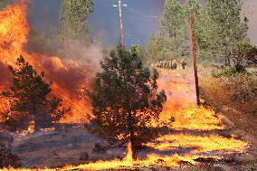 Fires Rage Across US West