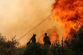 Fires Rage Across US West