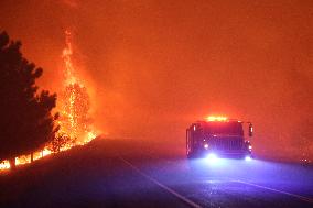 Fires Rage Across US West