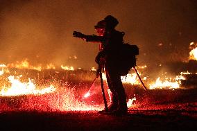 Fires Rage Across US West