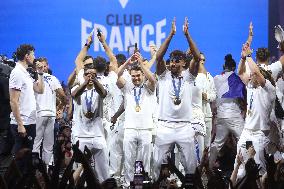 Paris 2024 - French Rugby 7 Players Celebrate Their Gold Medal At Club France