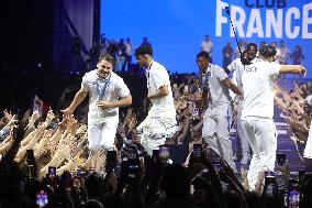 Paris 2024 - French Rugby 7 Players Celebrate Their Gold Medal At Club France