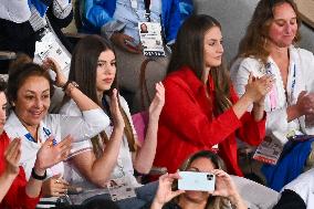 Paris 2024 - Tennis - Princess Leonor And Infante Sofia