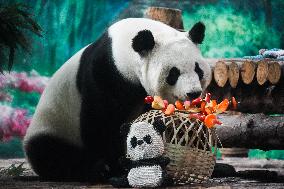 CHINA-QINGHAI-XINING-GIANT PANDAS-BIRTHDAY CELEBRATION (CN)