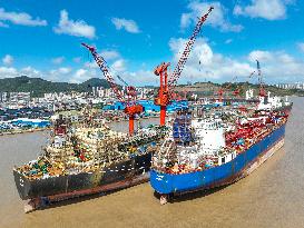 A Ship Repair Company in Zhoushan