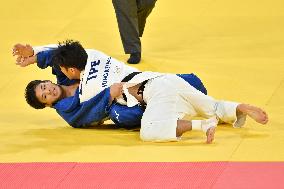 Paris 2024 - Judo - Men’s -60kg - Yung Wei Yang And Ryuju Nagayama